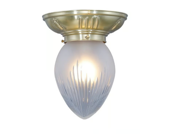 PANNON 8/12 - Brass ceiling light by Patinas Lighting - view 2